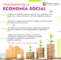 Finalidades de la econom&iacute;a social