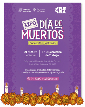 Con expo, gobierno estatal promoverá venta de artículos de temporada de Día de Muertos