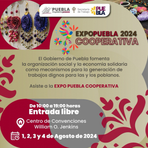 Reunirá gobierno estatal a productores de la entidad en Expo Puebla Cooperativa 2024