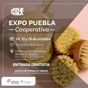 Promueve Secretaría de Trabajo a productores en “Expo Puebla Cooperativa”